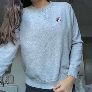 grey FILA sweatshirt